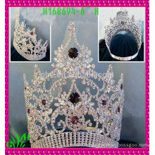 New designs royal accessories cheap wholesale rhinestone a crown